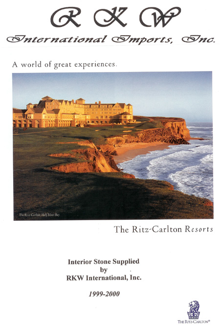 RKW International Imports, Inc. - The Ritz-Carlton Resorts. Interior Stone Supplied by RKW International, Inc.